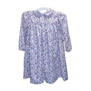 Floral Girls Dress with Pockets Size 6 New & Hand crafted
